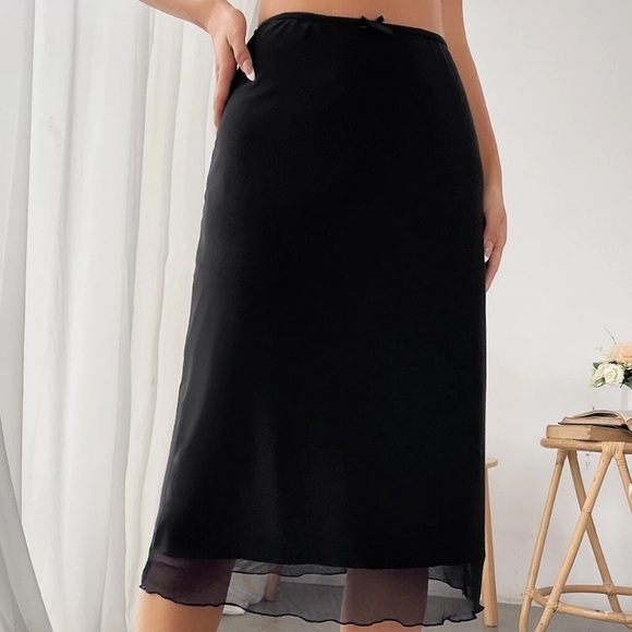SHEIN Dresses & Skirts - NWOT. Mesh Midi Skirt